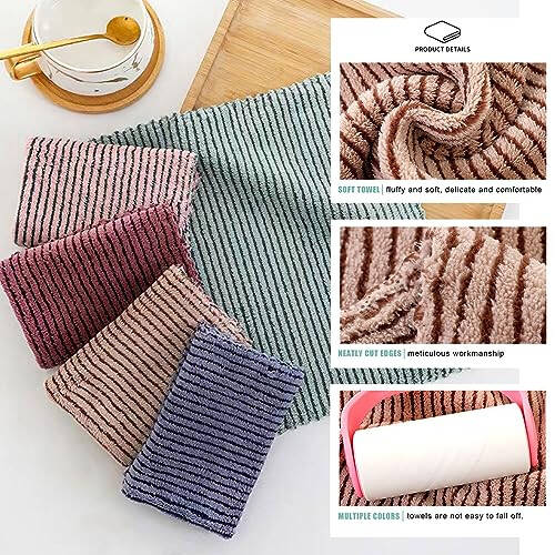 BEWDIO Microfiber Towels Cleaning 12