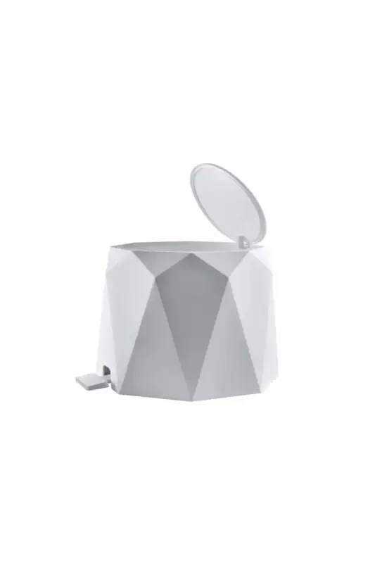 Beya Plastik 5 l Trash Can and Toilet Brush Geo - 5