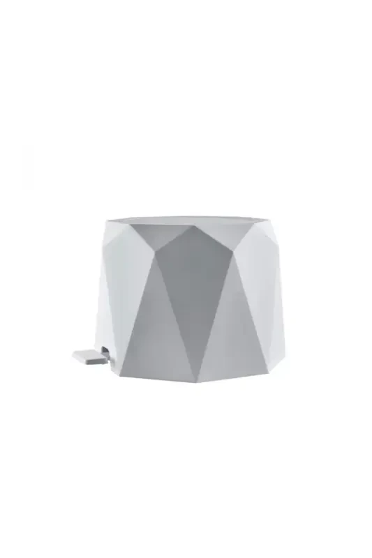 Beya Plastik 5 l Trash Can and Toilet Brush Geo - 6