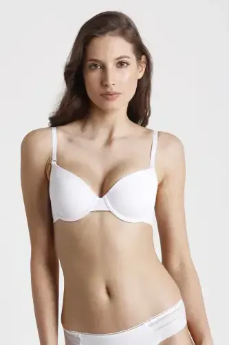 Beyaz Daylift Dolgusuz Sütyen-S - 3