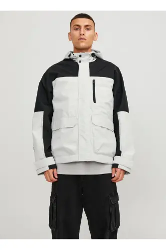 Beyaz Erkek Mont JCOHIKE LIGHT JACKET - Bej - Jack & Jones (1)