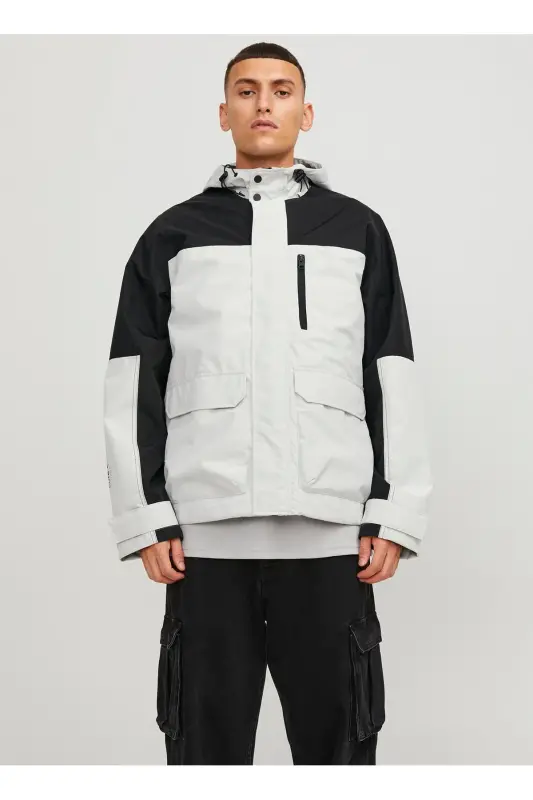 Beyaz Erkek Mont JCOHIKE LIGHT JACKET - Bej - 2