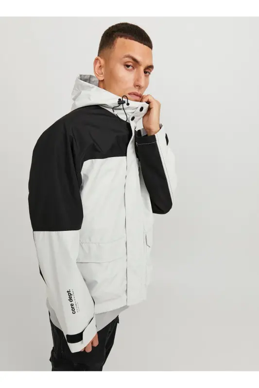 Beyaz Erkek Mont JCOHIKE LIGHT JACKET - Bej - 3