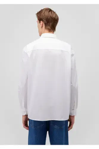 Beyaz Gömlek Regular Fit / Normal Kesim 0211113-620-Beyaz - 5