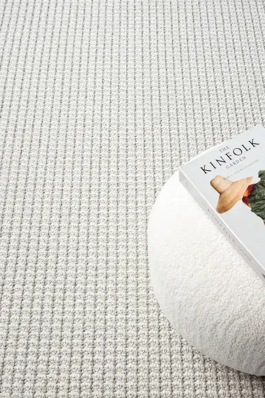 Beyaz Gri Yumuşak Dokulu Halı Kilim Salon Mutfak Koridor Yolluk Dokuma Makine Halısı 0014-Açık Gri - 4