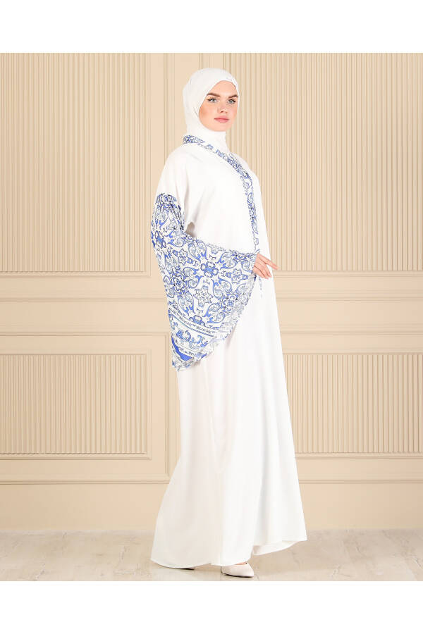 BEYAZ İSPANYOL KOL FERACE & ABAYA - 1