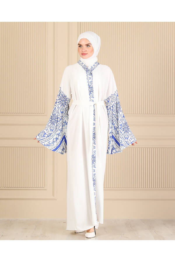 BEYAZ İSPANYOL KOL FERACE & ABAYA - 2