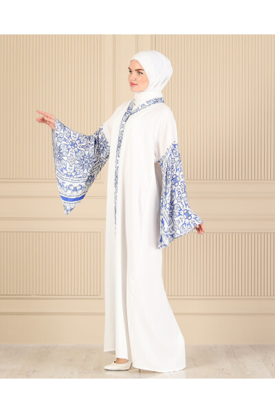 BEYAZ İSPANYOL KOL FERACE & ABAYA - 4