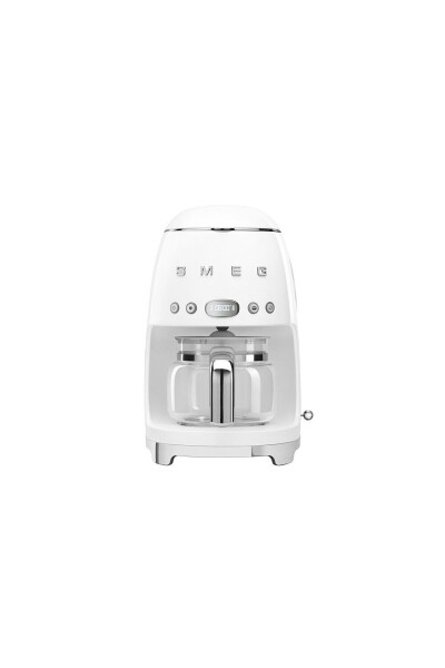 50's Style Beyaz Kettle & Filtre Kahve Makinesi ve El Blender Seti - 4