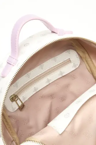 Beyaz Monogram Kadın Sırt Çantası 05PO22Y1541-Beyaz Monogram - 5