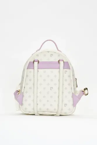 Beyaz Monogram Kadın Sırt Çantası 05PO22Y1541-Beyaz Monogram - 6