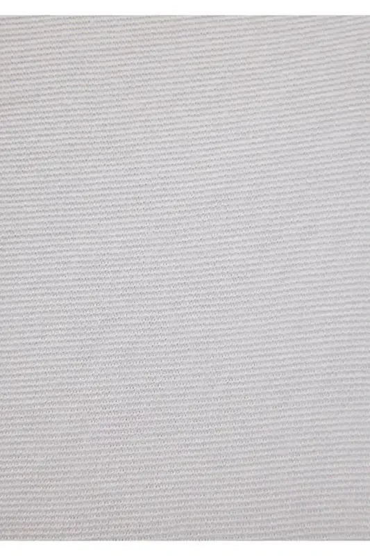 Beyaz Örme Gömlek Fitted / Vücuda Oturan Kesim 0211092-620 - 6