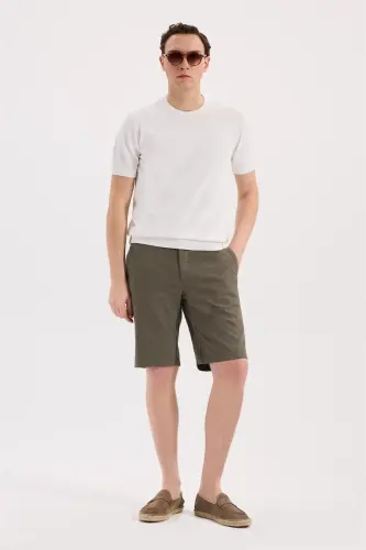 Beyaz Slim Fit Bisiklet Yaka Rayon T-Shirt - JAKAMEN (1)