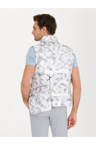 Beyaz Slim Fit Mont Yelek 50266091-VR013 - 6