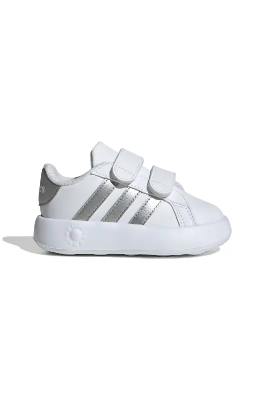 Beyaz Unisex Bebek Yürüyüş Ayakkabısı ID5274 - Cloud White / Matte Silver / C - 1