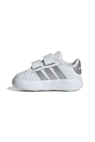 Beyaz Unisex Bebek Yürüyüş Ayakkabısı ID5274 - Cloud White / Matte Silver / C - 2