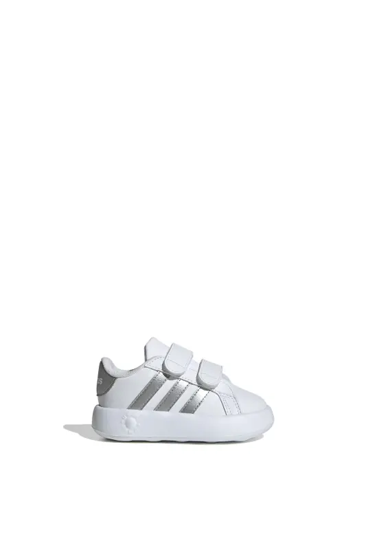 Beyaz Unisex Bebek Yürüyüş Ayakkabısı ID5274 - Cloud White / Matte Silver / C - 3