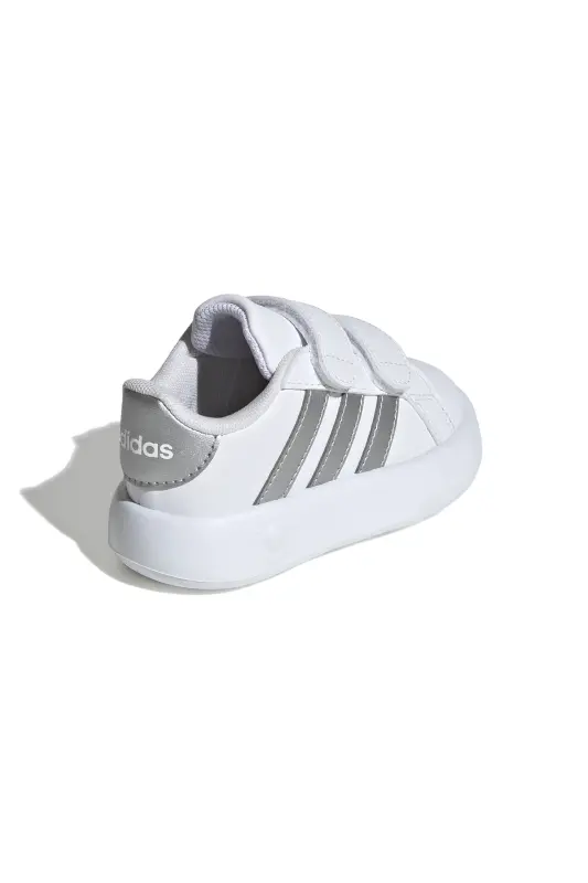 Beyaz Unisex Bebek Yürüyüş Ayakkabısı ID5274 - Cloud White / Matte Silver / C - 5