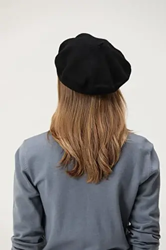 BEYLRZID French Beret-Classic Wool Beret Solid Color Womens Beret Cap Hat - 6