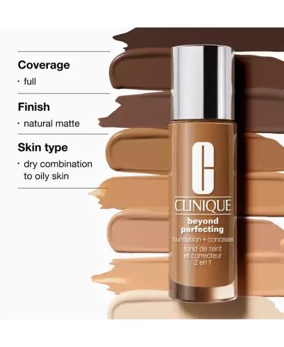 Beyond Perfecting Foundation + Concealer, 1 oz. - 6.75 Sesame - 5