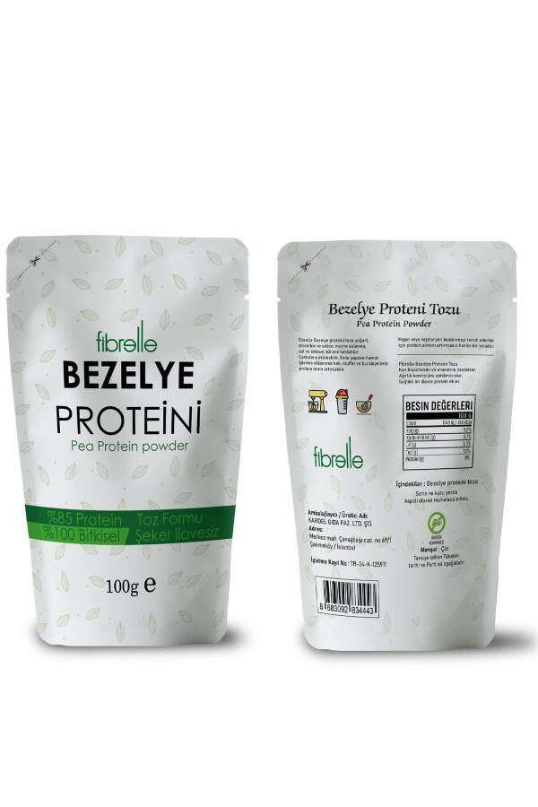 Bezelye Proteini Tozu 100gr // Yüksek Protein Oranı // %85 Protein - 3