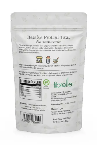 Saf Bezelye Proteini Tozu 100gr - 3