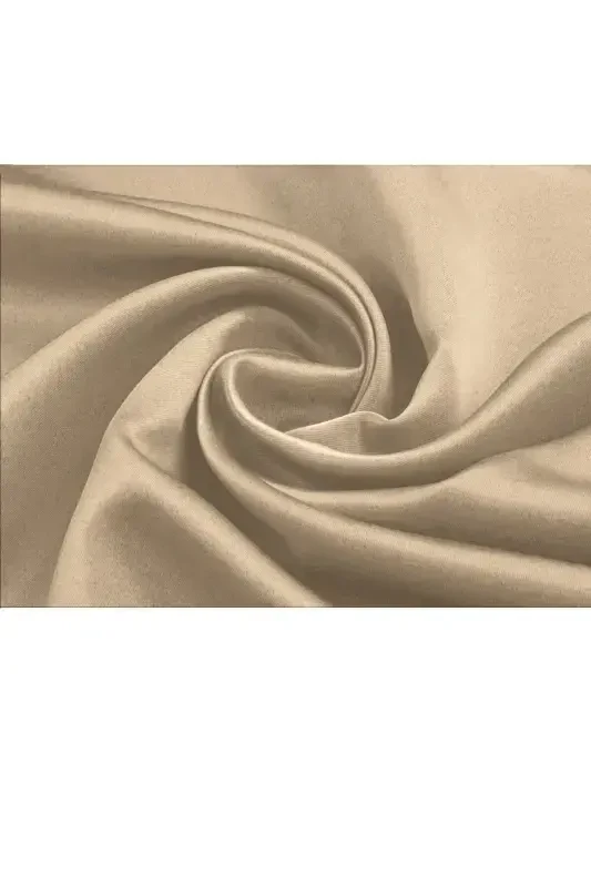 Бежевая Термальная Светонепроницаемая Блэкаут Затемняющая Солнцезащитная Штора (Ш X В)-Бежевый - 3