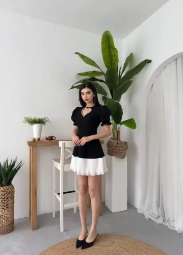 Безопасное Сердце Детальное Платье - 6