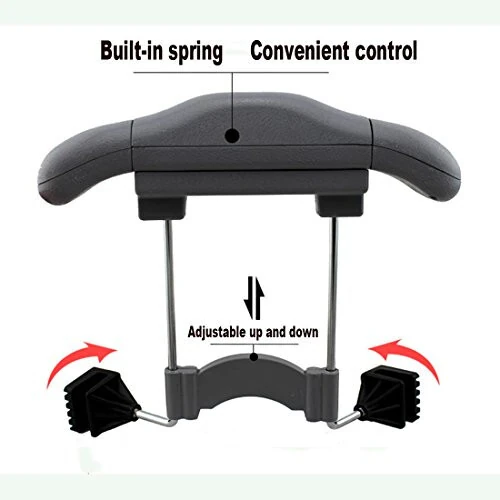 BFRed Avtomobil oʻrindigʻi koʻylagi pardasi oʻrindigʻi orqa koʻp funksiyali kostyum qaytaruvchan oʻrindiqli (qora) - BFRed (1)