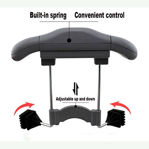 BFRed Avtomobil oʻrindigʻi koʻylagi pardasi oʻrindigʻi orqa koʻp funksiyali kostyum qaytaruvchan oʻrindiqli (qora) - 2