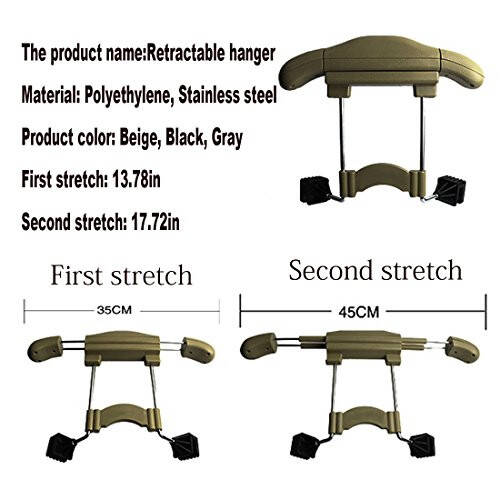 BFRed Avtomobil oʻrindigʻi koʻylagi pardasi oʻrindigʻi orqa koʻp funksiyali kostyum qaytaruvchan oʻrindiqli (qora) - 3