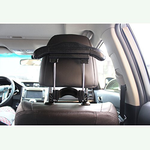 BFRed Car Seat Coat Rack Hanger Seat Chair Back Multifunction Suit Retractable Hanger (Black) - 6