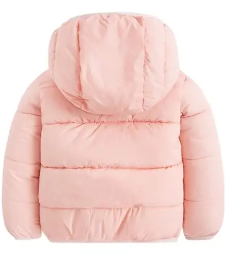 BFUSTYLE Toddler Winter Coats Hooded Infants Fleece Jacket Thickened Jacket for Baby Girls Boys 1-5T - BFUSTYLE