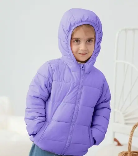 BFUSTYLE Toddler Winter Coats Hooded Infants Fleece Jacket Thickened Jacket for Baby Girls Boys 1-5T - BFUSTYLE (1)