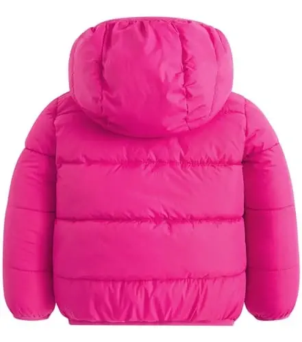 BFUSTYLE Toddler Winter Coats Hooded Infants Fleece Jacket Thickened Jacket for Baby Girls Boys 1-5T - BFUSTYLE (1)
