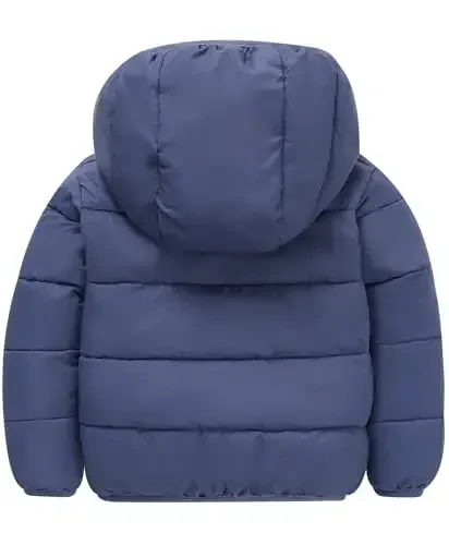 BFUSTYLE Toddler Winter Coats Hooded Infants Fleece Jacket Thickened Jacket for Baby Girls Boys 1-5T - 2