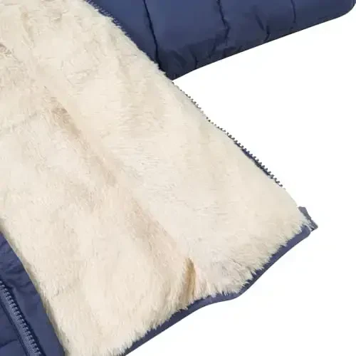 BFUSTYLE Toddler Winter Coats Hooded Infants Fleece Jacket Thickened Jacket for Baby Girls Boys 1-5T - 3