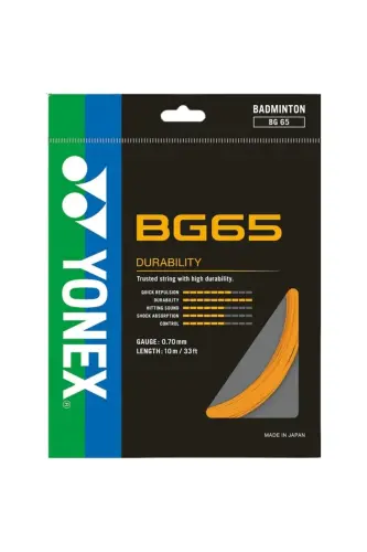 Bg 65 Badminton Kordaji 0.70 Mm / 10m - Turuncu-gri26 