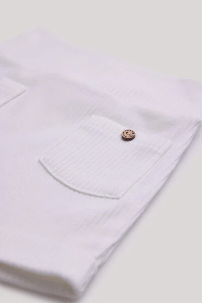 BG Store Baby Boy Ecru Shorts - 6