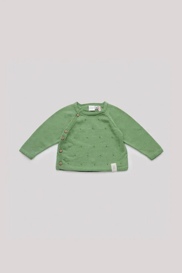 BG Store Baby Boy Green Sweater - 4