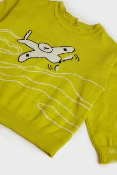 BG Store Baby Boy Green Sweater - 3