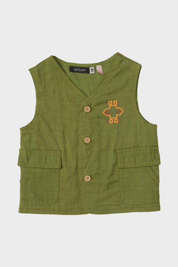 BG Store Baby Boy Green Vest - 4