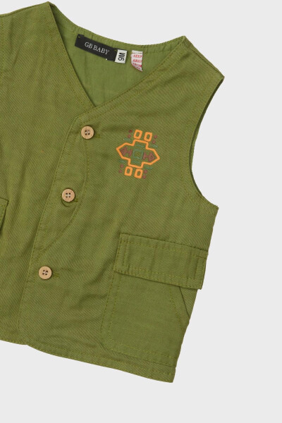 BG Store Baby Boy Green Vest - 3