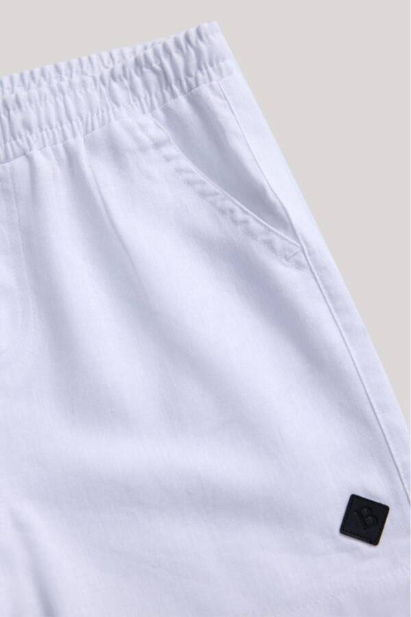 BG Store Baby Boy White Shorts - 8