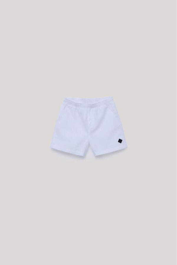 BG Store Baby Boy White Shorts - 1