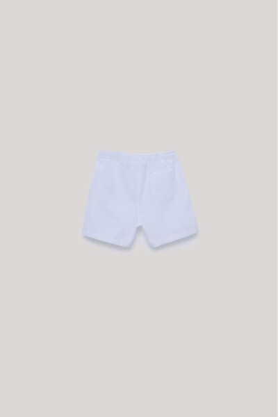 BG Store Baby Boy White Shorts - 2