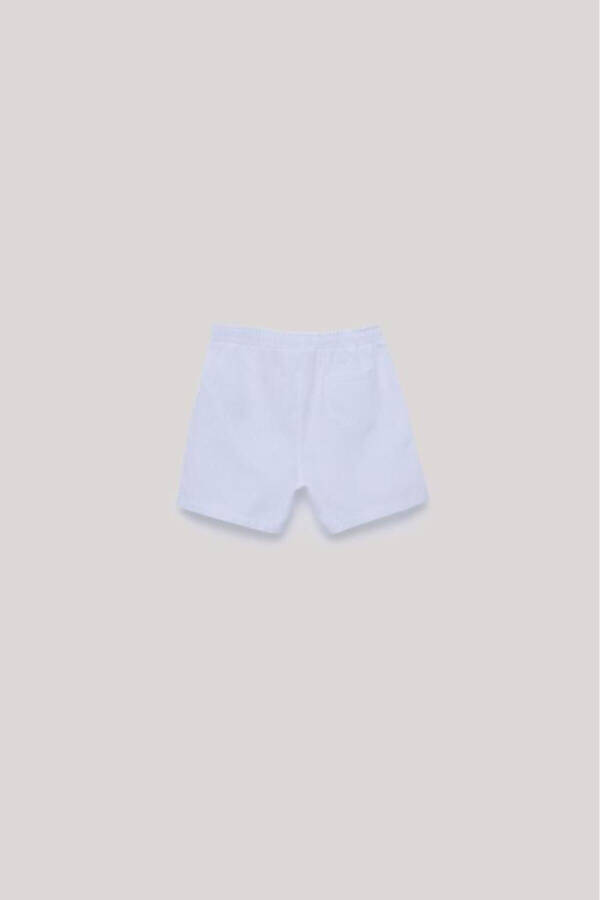 BG Store Baby Boy White Shorts - 2