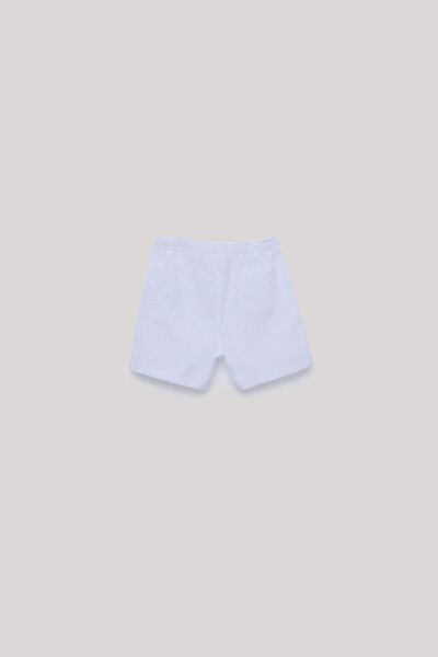 BG Store Baby Boy White Shorts - 5