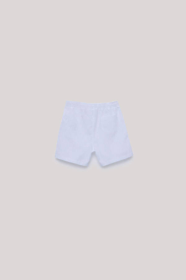 BG Store Baby Boy White Shorts - 5