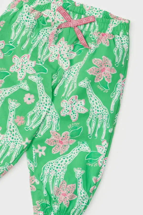 BG Store Baby Girl Patterned Sweatpants - 6